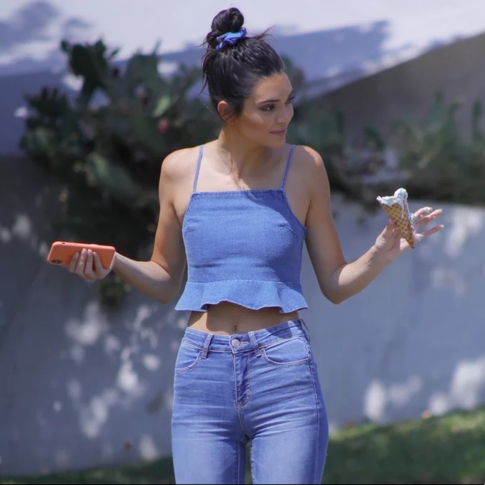 American Eagle Denim Tank Top